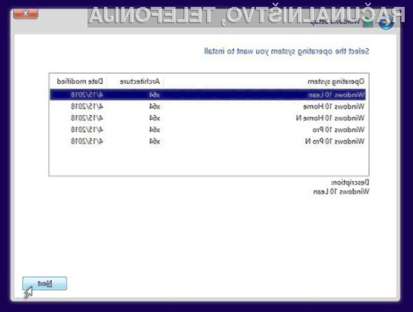 Kaj bo prinesel novi operacijski sistem Windows 10 Lean?