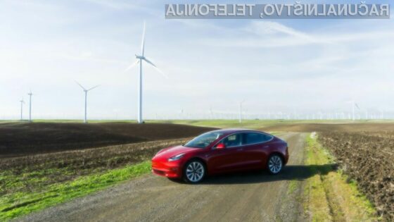 Elon Musk razkril specifikacije Tesle Model 3 z dvojnim motorjem