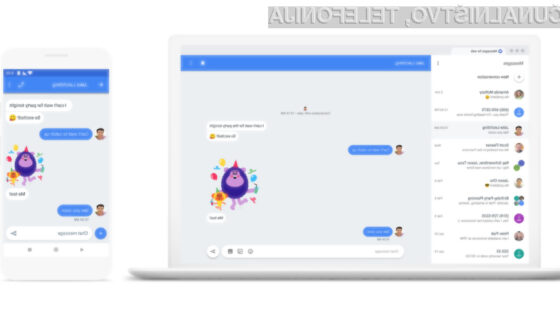 Android Messages lahko odslej uporabljamo tudi na osebnih računalnikih!