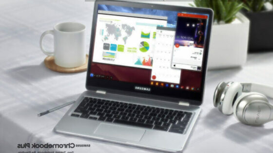 Prvi osebni računalnik Chromebook, ki bo dobil možnost poganjanja Linux aplikacij, je Samsung Chromebook Plus.