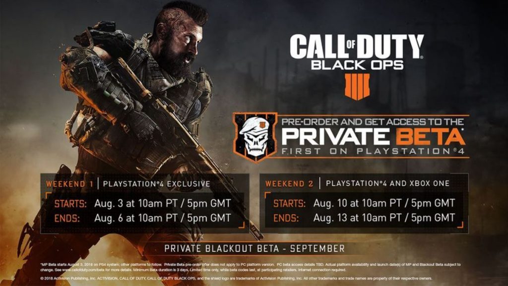 Call of Duty: Black Ops 4 - Znani so datumi BETA dostopa