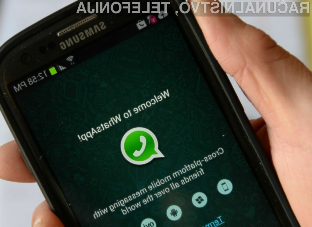 WhatsApp je bil pripravljen z namenom izmenjave zasebnih sporočil!