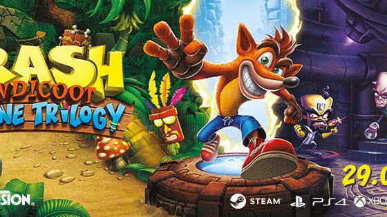 Crash Bandicoot N. Sane Trilogy- Že v prodaji za PC, XB1 in Switch