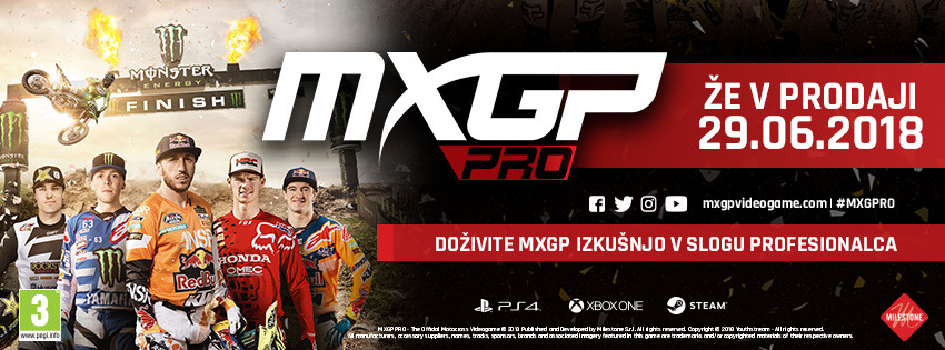 MXGP PRO - Že v prodaji od 29.6.2018 (PS4, XB1 in PC)