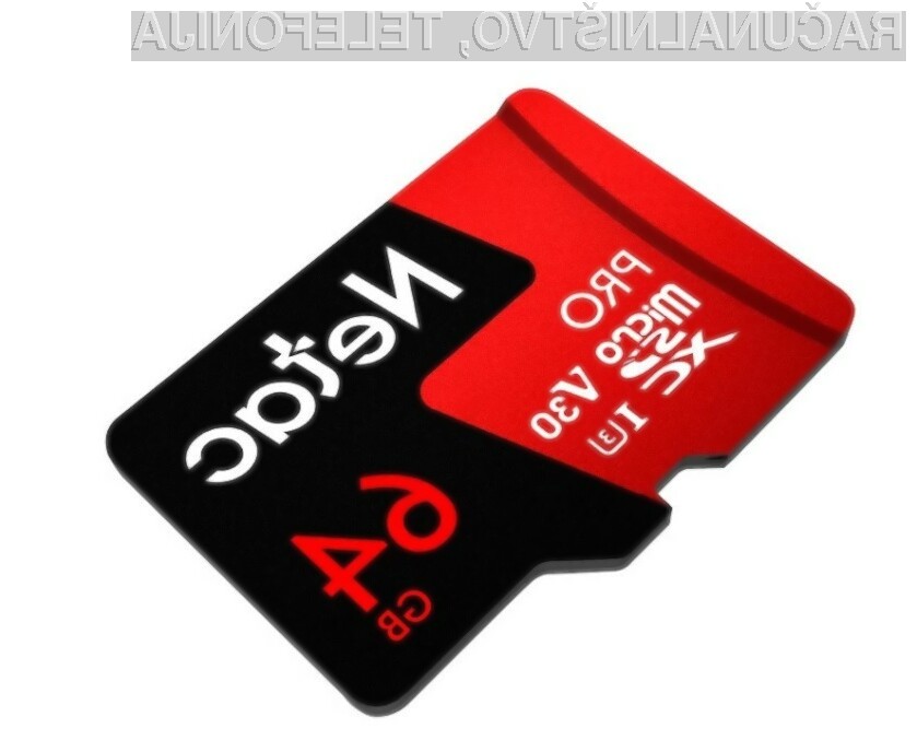 Zmogljiva pomnilniška kartica Netac V30 je lahko vaša že za 14,59 evrov!