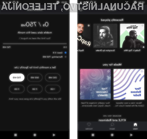 Spotify Lite je razočaral v vseh pogledih.