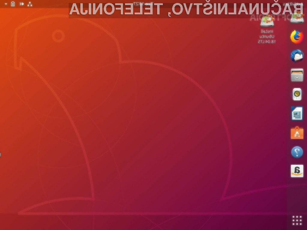 Ubuntu 18.04.1 LTS je namenjen tistim, ki želijo dolgoročno podporo za nameščen operacijski sistem!