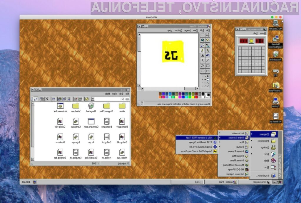 Windows 95 za novejše Windowse ter celo MacOS in Linux