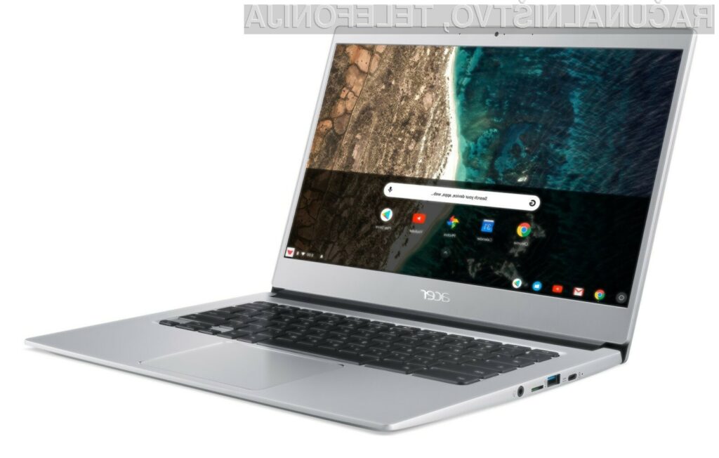 Acer Chromebook 514 je kljub nizki ceni izdelan iz kakovostnih materialov.