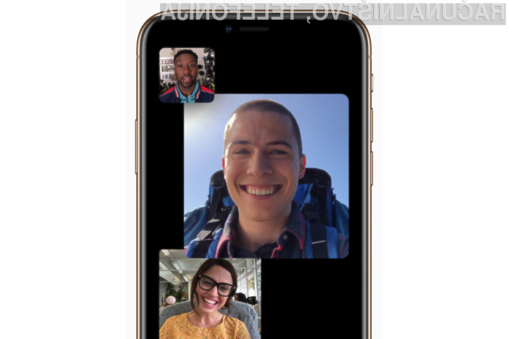 Novi iOS 12.1 omogoča skupinske video klice preko storitve FaceTime.