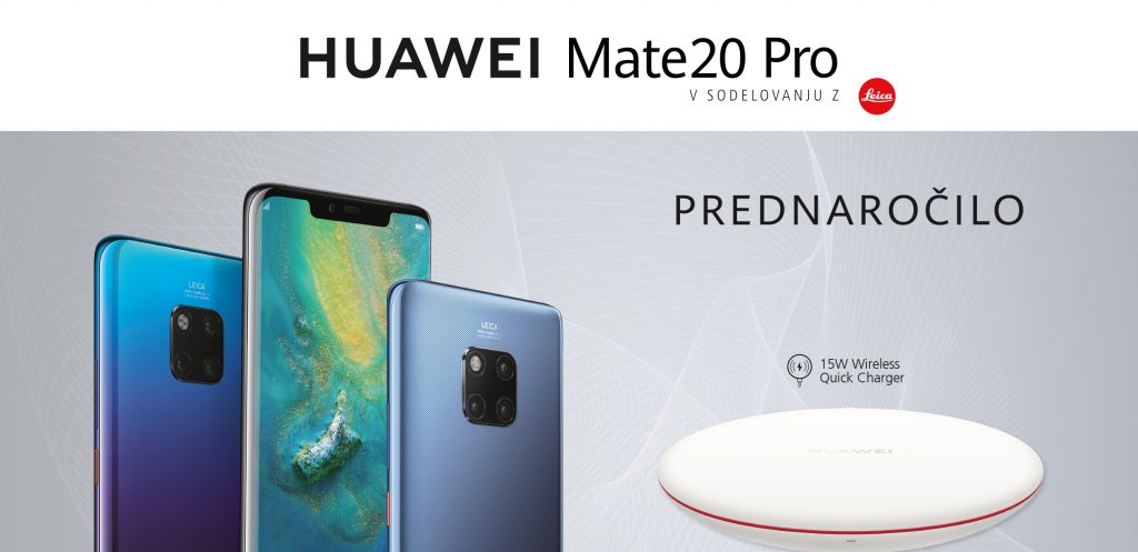 Slovenski operaterji so že začeli sprejemati prednaročila za Huawei Mate 20 Pro