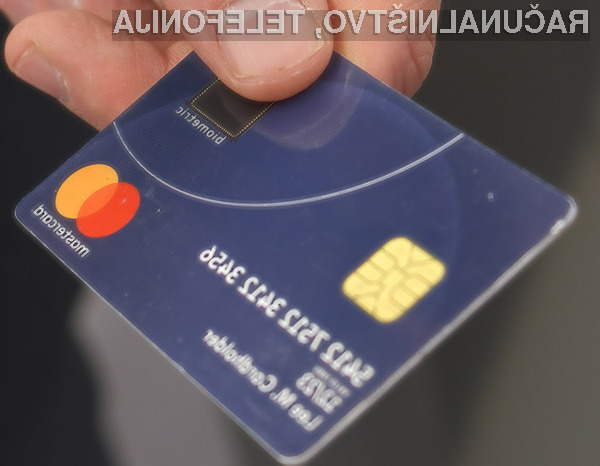 Uporabna prstnega odtisa bo močno povečala varnost pri plačevanju s kreditnimi karticami!
