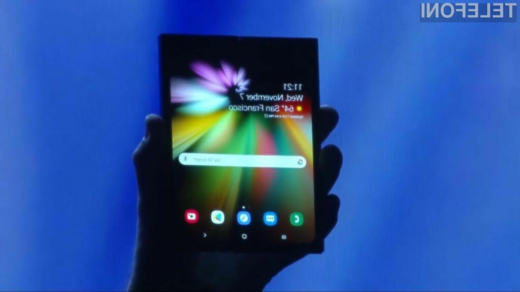 Prihodnost mobilnih telefonov je z upogljivimi zasloni!