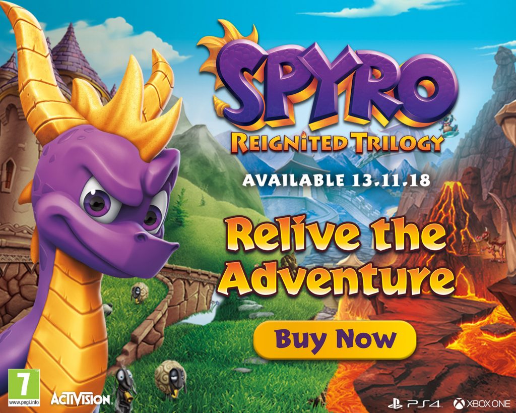 Spyro Reignited Trilogy v prodaji