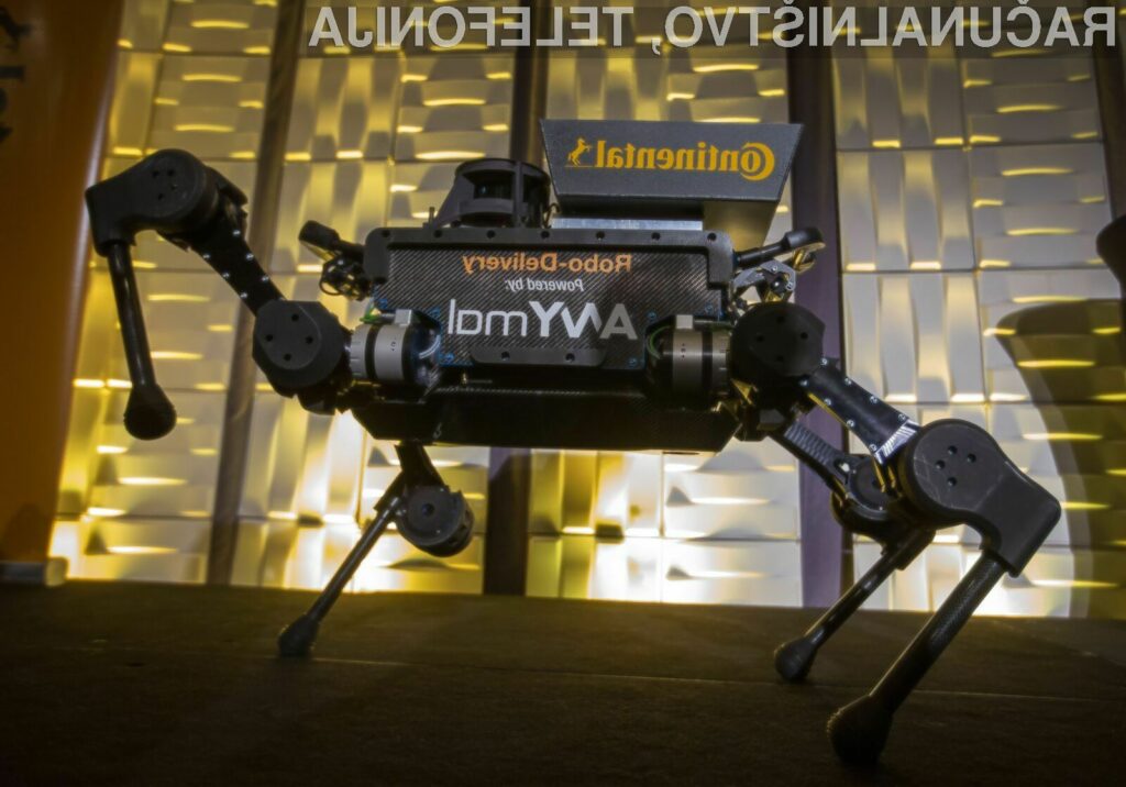 Dostavni robot ANYbotics ANYmal lahko opravi dostavo tudi na najbolj nedostopna območja.