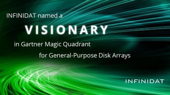 NFINIDAT je podjetje Gartner Inc. imenovalo v kvadrant "Leader" v letnem poročilu "2018 Magic Quadrant for General-Purpose Disk Arrays".