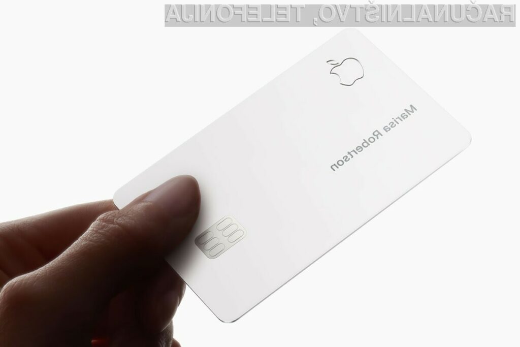 Prva fizična kreditna kartica podjetja Apple bo izdelana iz titana.