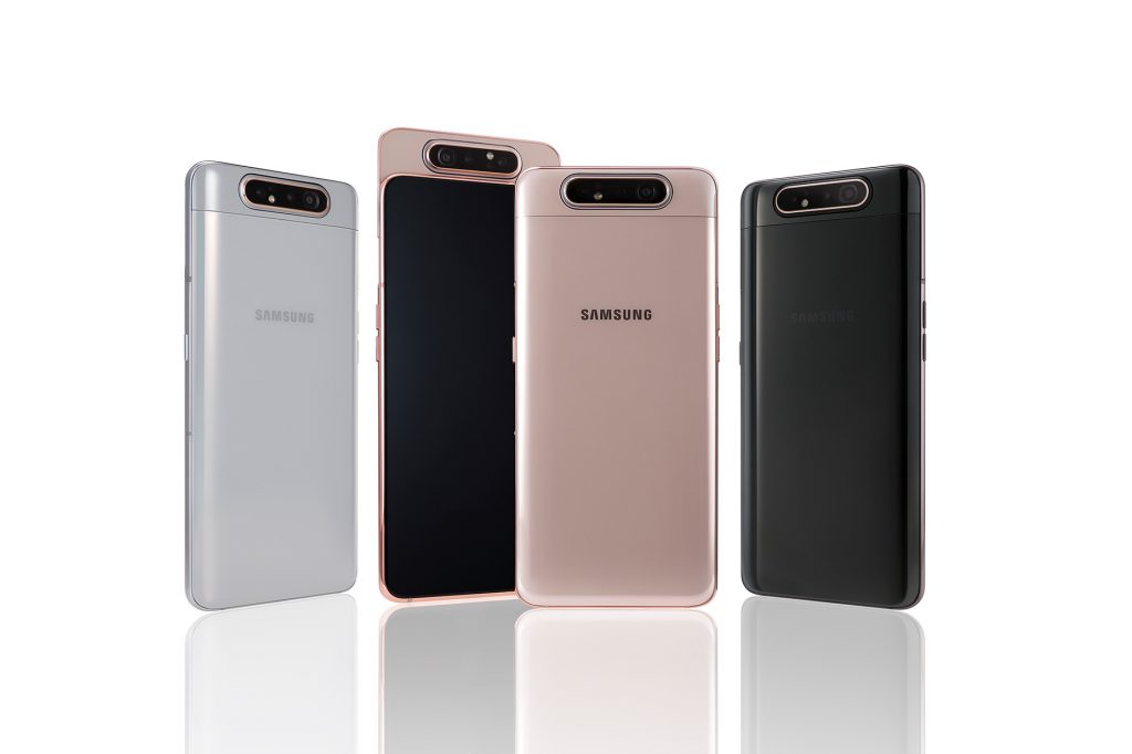 Galaxy A80 – pametni telefon, ki je ustvarjen za obdobje, kjer se vse dogaja v živo.