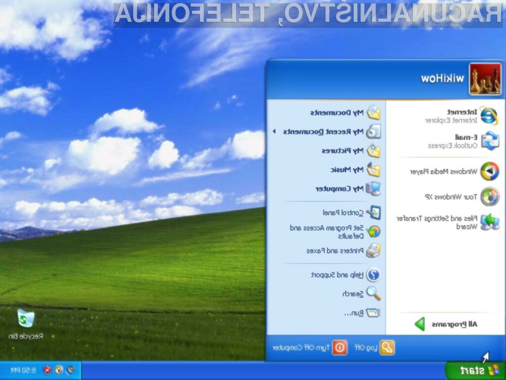 Za Windows XP ni več mogoče nameščati popravkov.