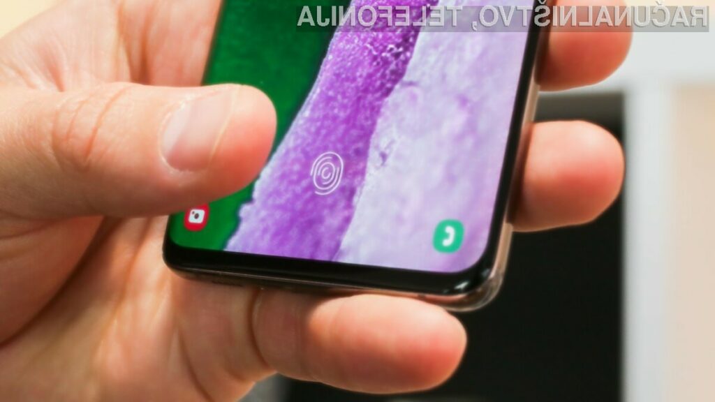 Prijava v pametni mobilni telefon Galaxy S10 bo po namestitvi posodobitve precej hitrejša.
