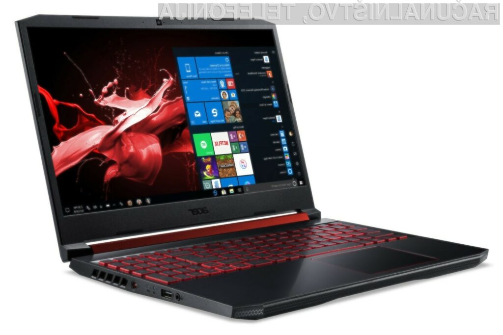 Acer Nitro 5 temelji v celoti na osnovi tehnologije podjetja AMD.