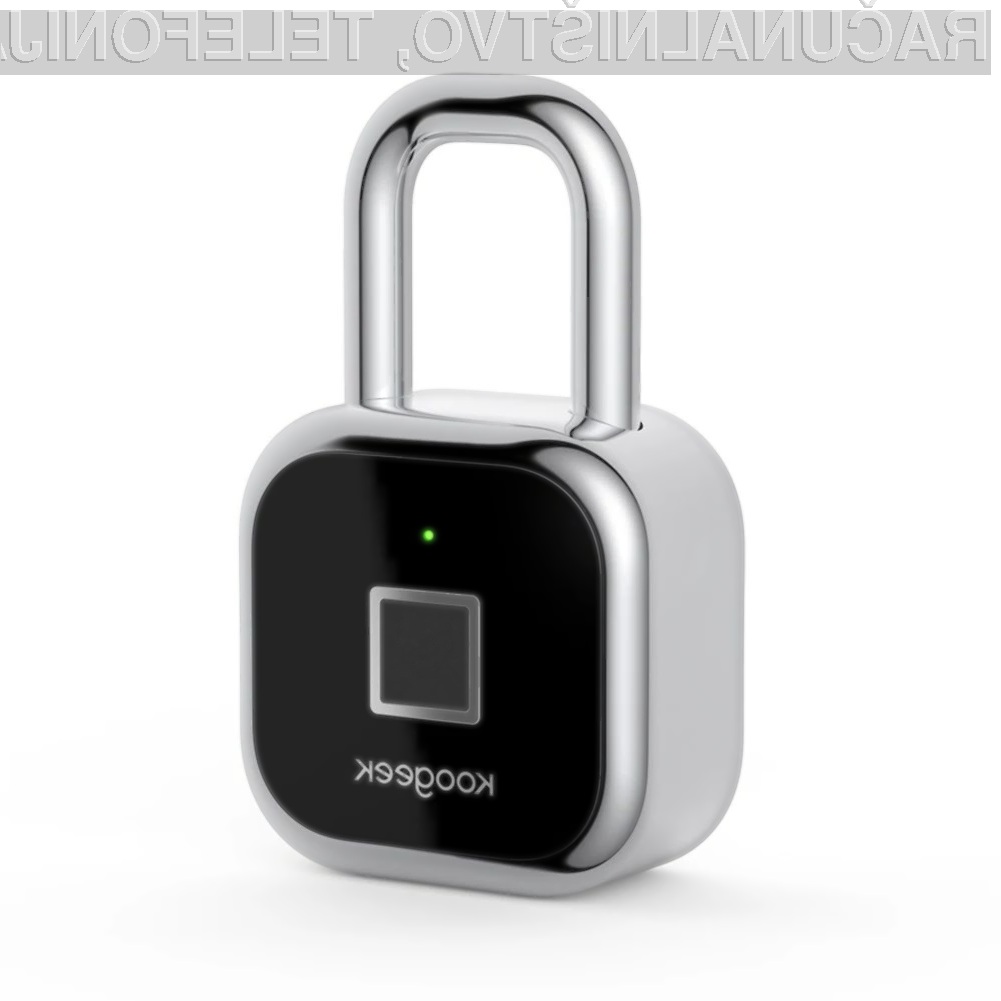 Pametna ključavnica Koogeek Smart Fingerprint Lock je lahko vaša že za zgolj 37,99 evrov.