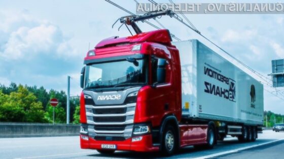 Električna avtocesta za tovornjake vsaj zaenkrat obeta veliko.