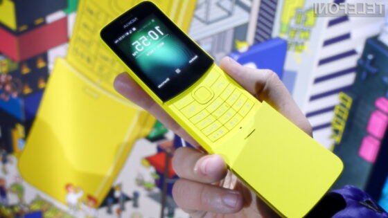 Na telefonu Nokia 8110 lahko odslej uporabljamo tudi aplikacijo WhatsApp.