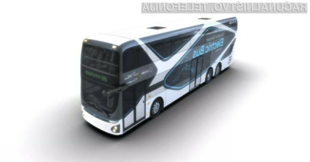 Električni dvonadstropni avtobus lahko pelje do 70 potnikov in ima avtonomijo do 300 kilometrov.
