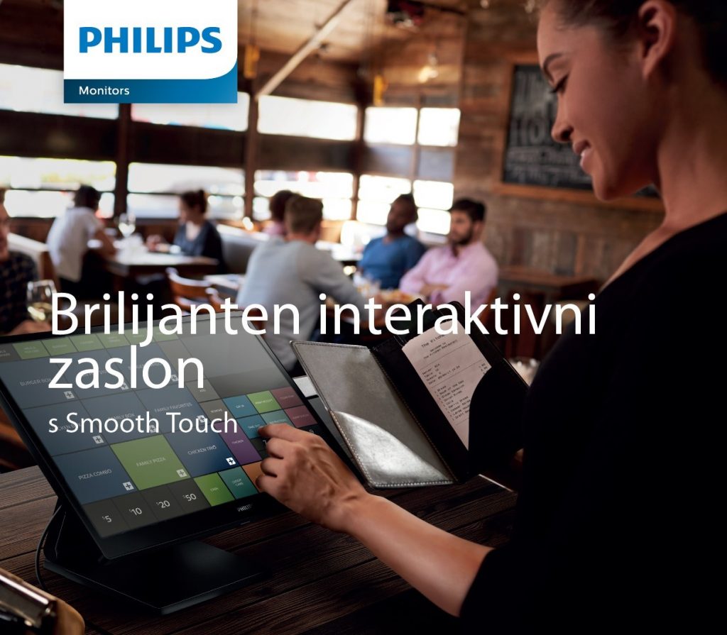 Monitor na dotik Philips 242B9T s SmoothTouch