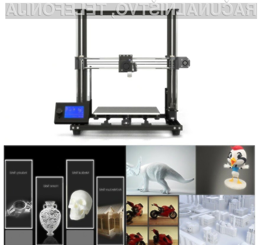Želite dostopen 3D tiskalnik? Tu je Anet A8 Plus