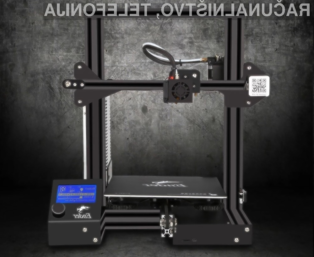 Vrhunski 3D tiskalnik je lahko naš že za ugodnih 151,93 evrov.