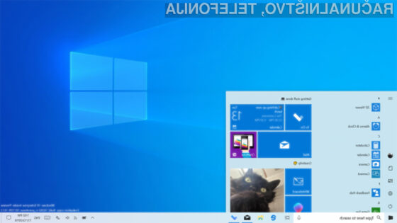 Širši krog uporabnikov bo posodobitev 20H1 za Windows 10 lahko preizkusilo že konec letošnjega leta.