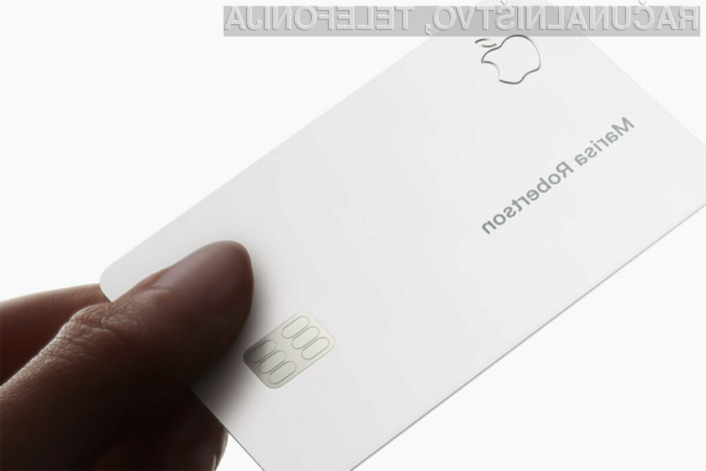 Kreditna kartica Apple Card je nadvse občutljiva predvsem na prakse.