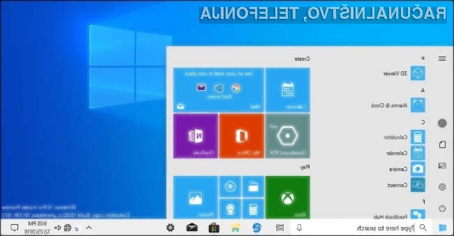 Windows Core OS bo namenjen predvsem napravam, ki bodo neprestano povezane v svetovni splet.