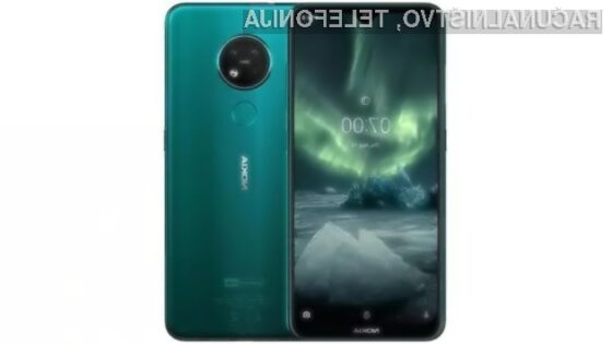 Pametni mobilni telefon Nokia 7.2 je namenjen ljubiteljem digitalne fotografije.