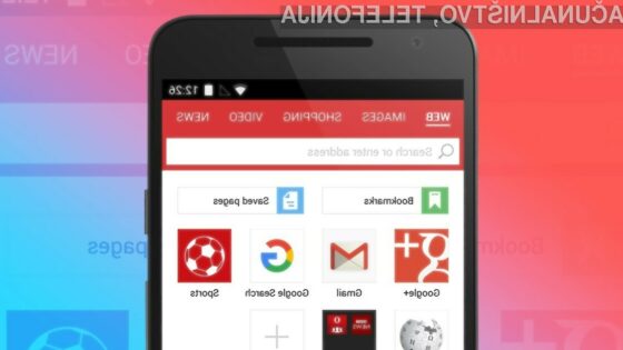 Nova različica spletnega brskalnika Opera Mini za Android ponuja možnost skupne rabe datotek brez povezave.