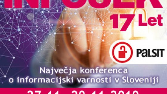Obiščite 17. konferenco o informacijski varnosti – INFOSEK 2019.