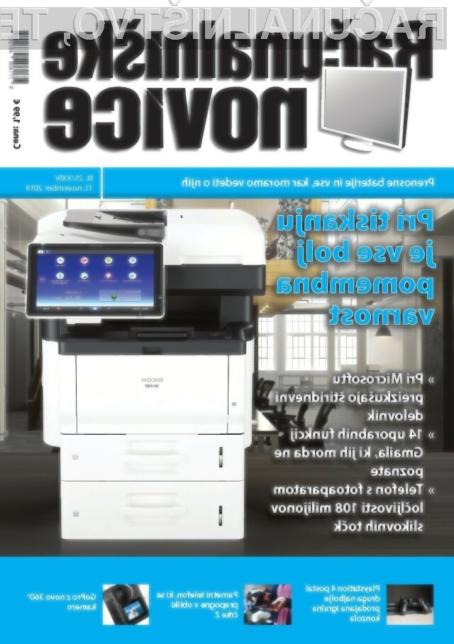Nova številka revije: Pri tiskanju je vse bolj pomembna varnost