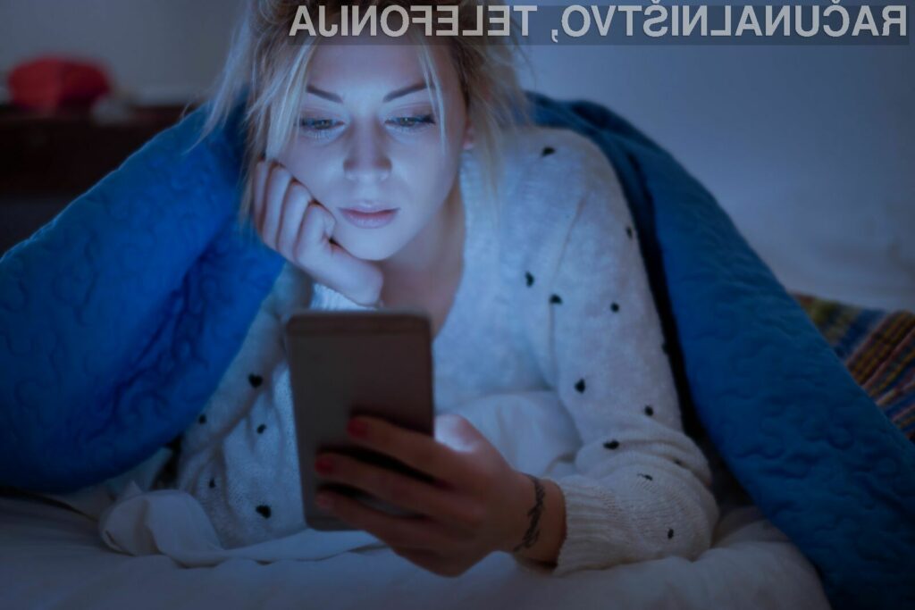Če želite kakovostni spanec, vsaj eno uro pred spanjem izključite mobilni telefon.