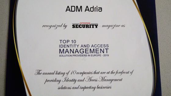 ADM Adria med TOP 10 ponudniki rešitev za upravljanje identitet in dostopov v Evropi