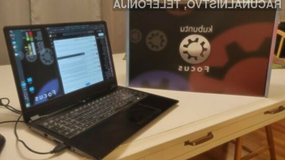 Prenosni računalnik Kubuntu Focus bo zlahka opravil tudi z najtežjimi opravili.