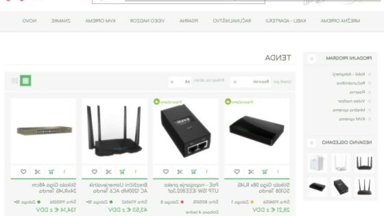 Akcija na izdelke Tenda s promo kodo TENDA2019.