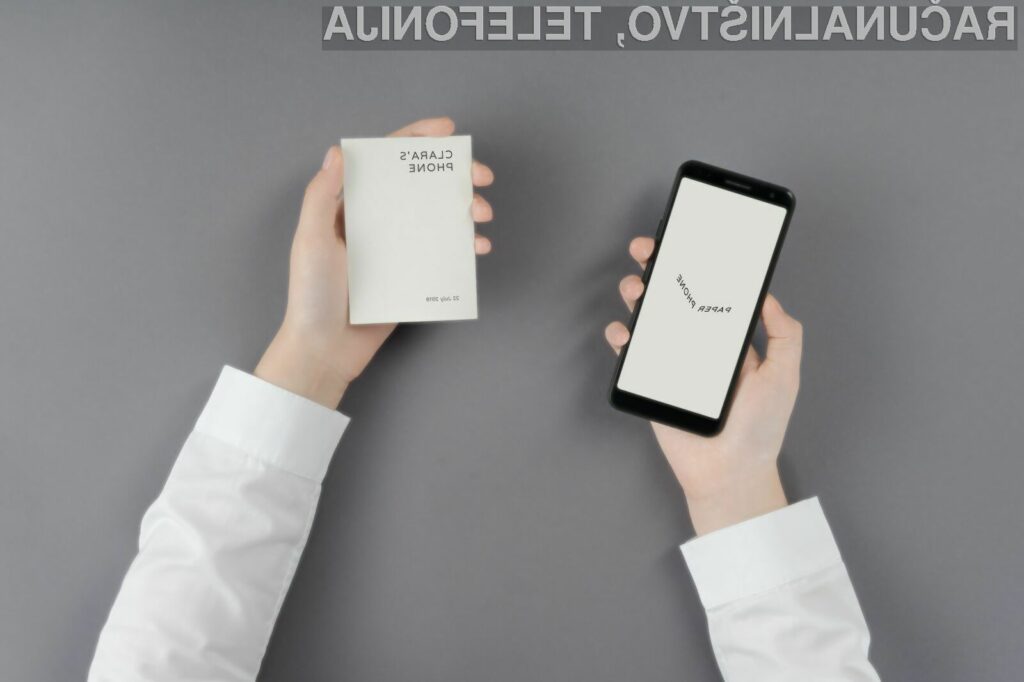 Papirni telefon vsebuje vse, kar potrebujemo za uspešen delovni dan.