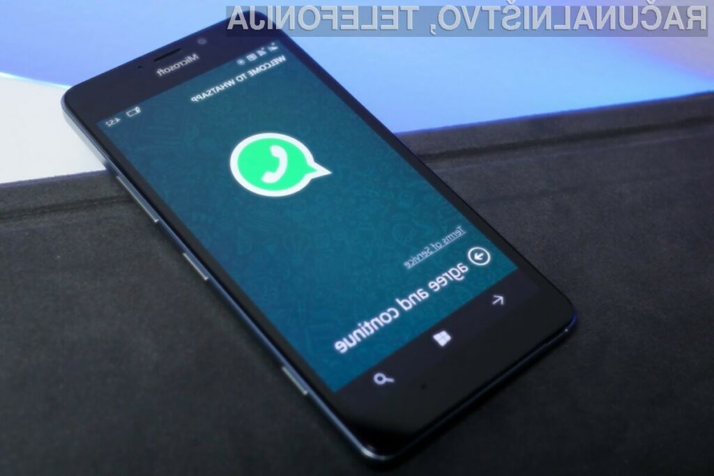 Storitev WhatsApp žal ni več na voljo za uporabnike mobilnih naprav Windows Phone.