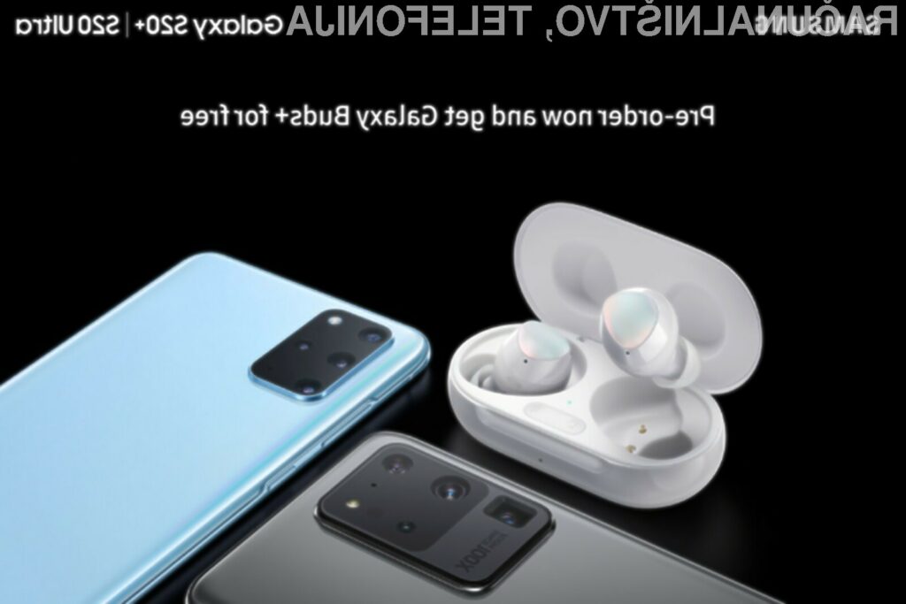 Povsem nove brezžične slušalke Galaxy Buds brezplačno ob nakupu telefonov Galaxy S20?