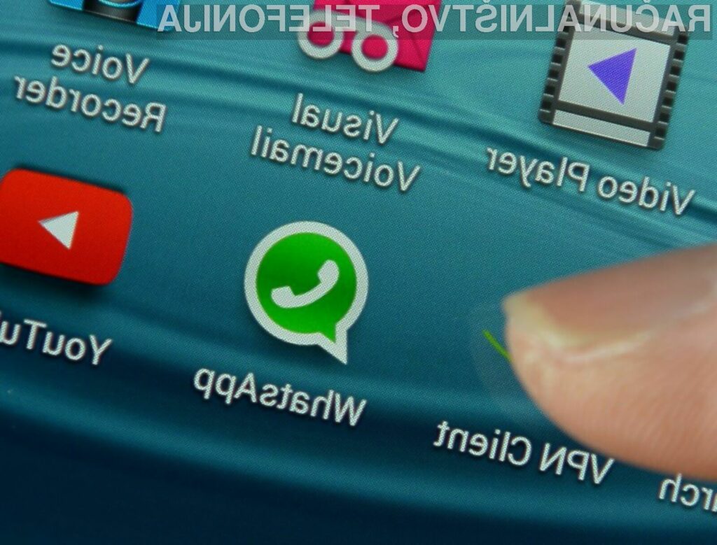 WhatsApp ni več mogoče uporabljati na mobilnih napravah Android 2.3.7 ali starejših in iOS 8 ali starejših.