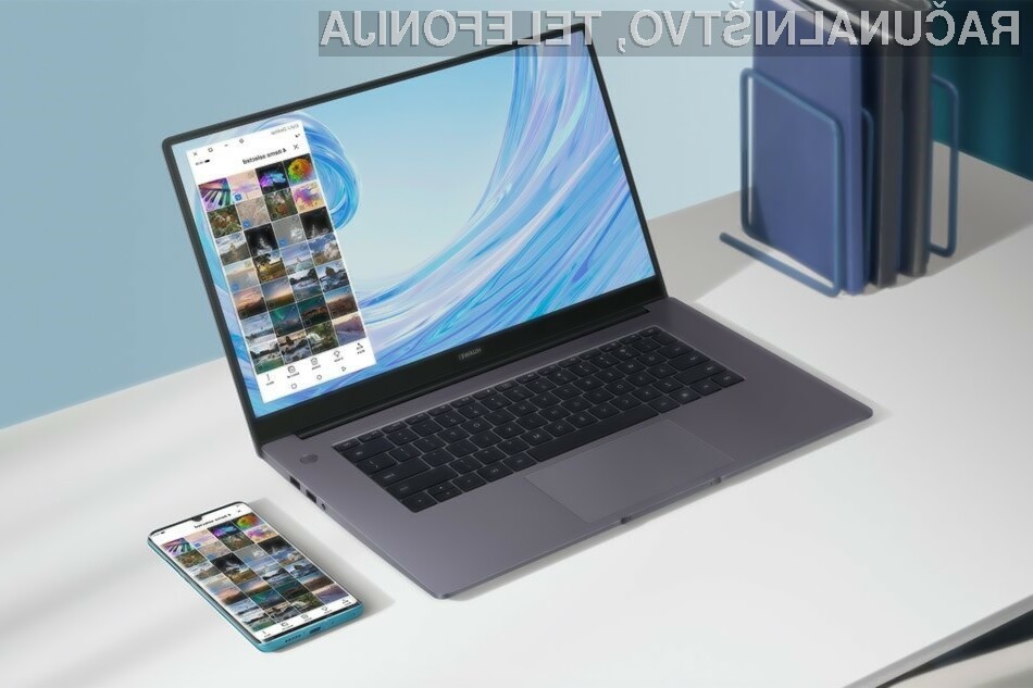 Všečni prenosni računalnik Huawei MateBook D bodo konec februarja naprodaj tudi v Evropi.
