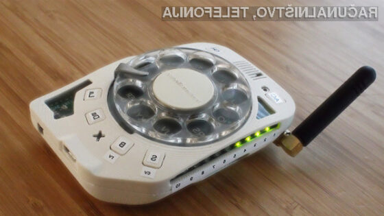 Retro in sodobna tehnologija telefonije združena v enem.