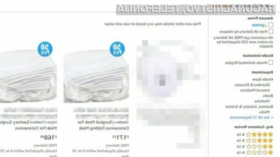 Tudi Amazon ostro nad koronavirus